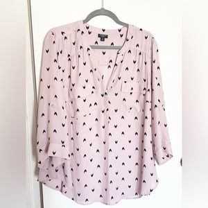 Torrid Harper pullover 3/4 sleeve blouse